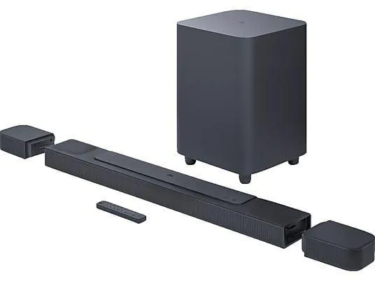 JBL Bar 800, True Dolby Atmos Soundbar mit abnehmbaren Surround-Lautsprechern, Schwarz