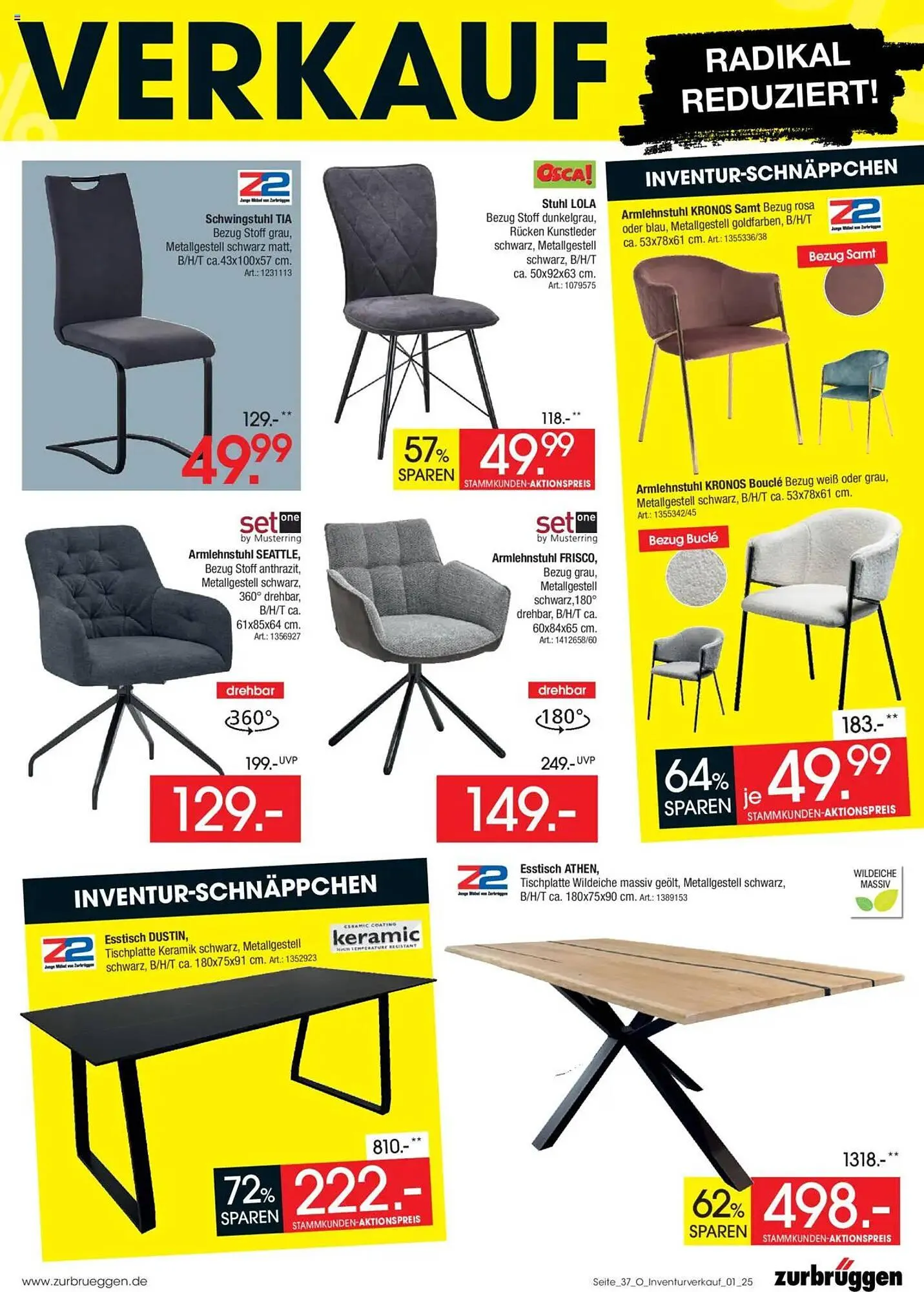 Zurbrüggen Prospekt von 3. Juli bis 31. Juli 2025 - Prospekt seite 39