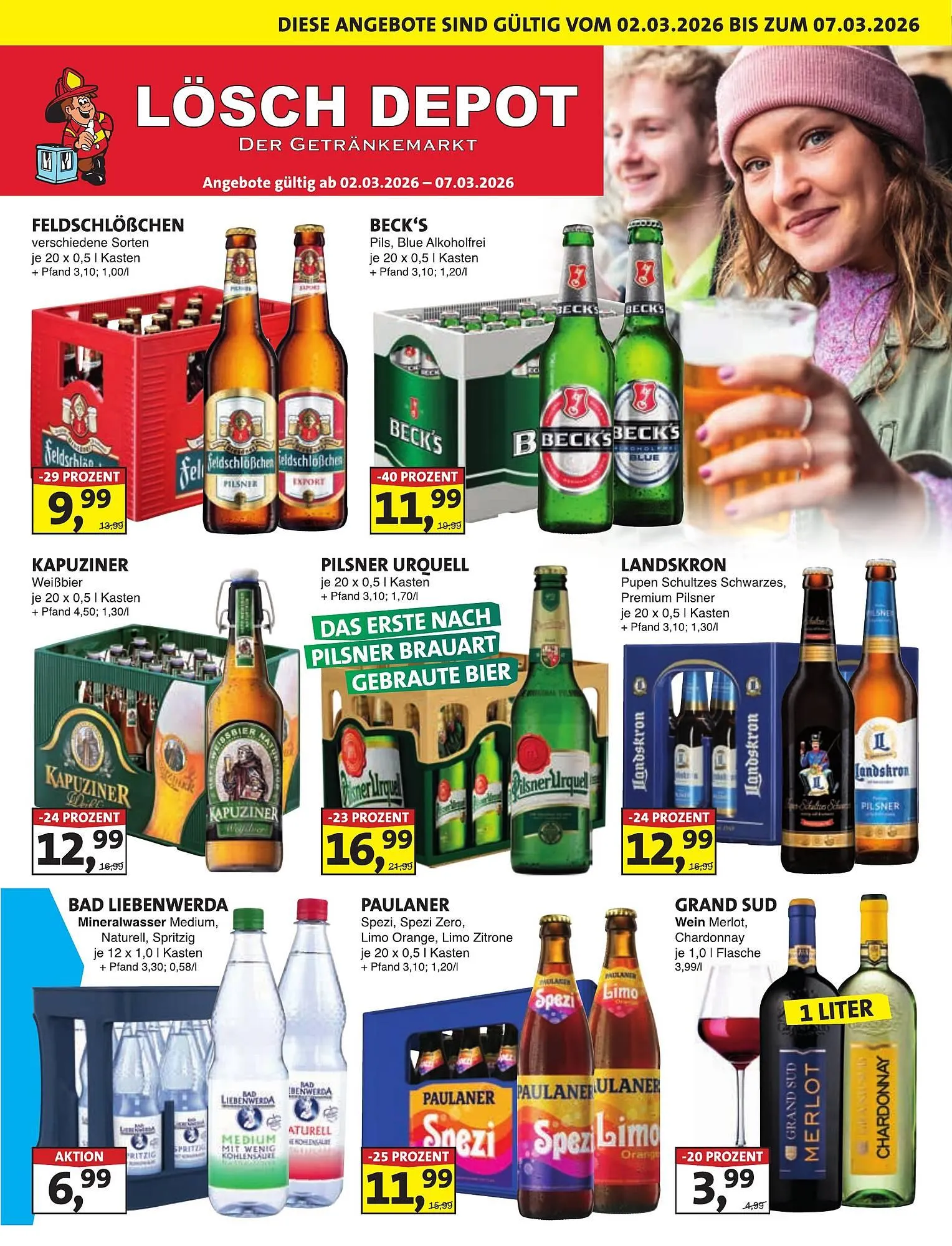 Lösch Depot Prospekt von 2. März bis 7. März 2026 - Prospekt seite 1