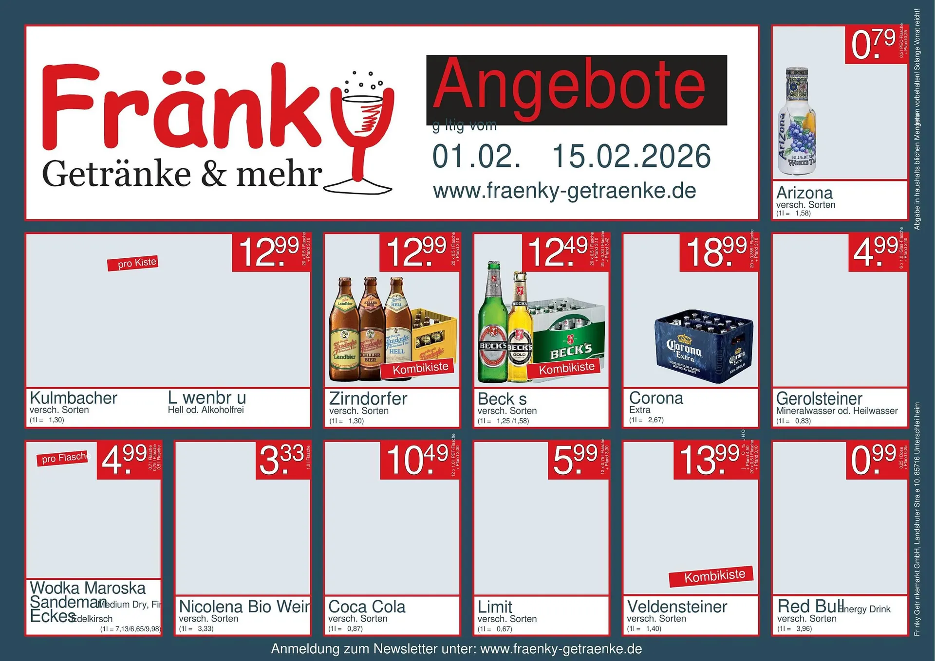 Fränky Getränke Prospekt - 1