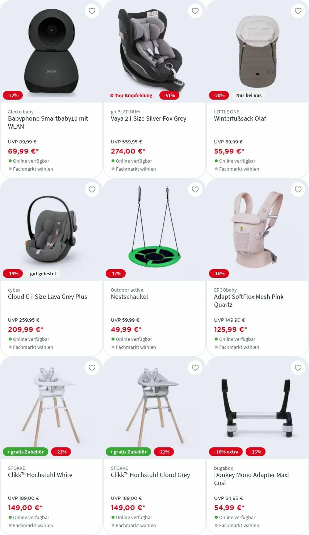 BabyOne Aktueller Prospekt von 7. April bis 13. April 2025 - Prospekt seite 52