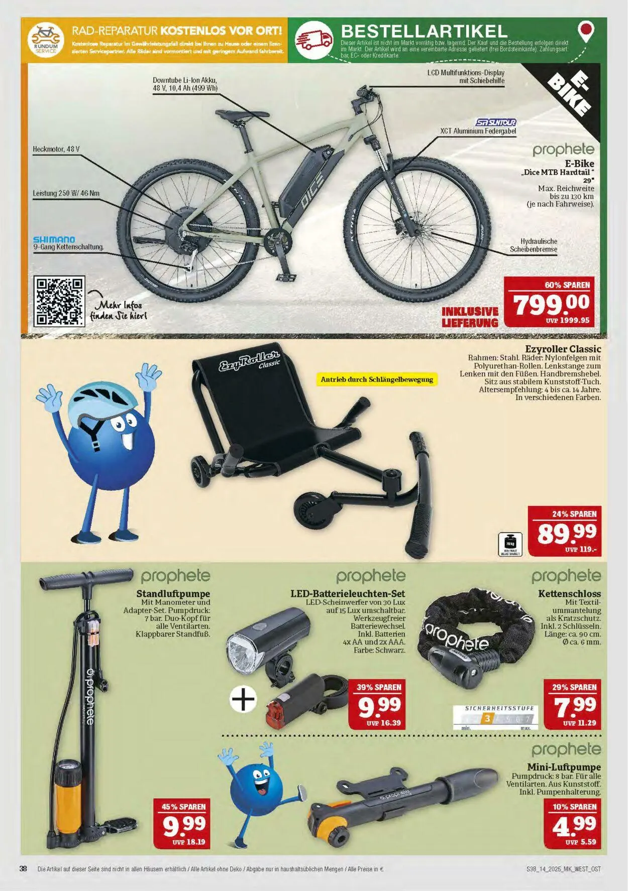 Marktkauf - Nürnberg-Thon Aktueller Prospekt von 31. März bis 5. April 2025 - Prospekt seite 38