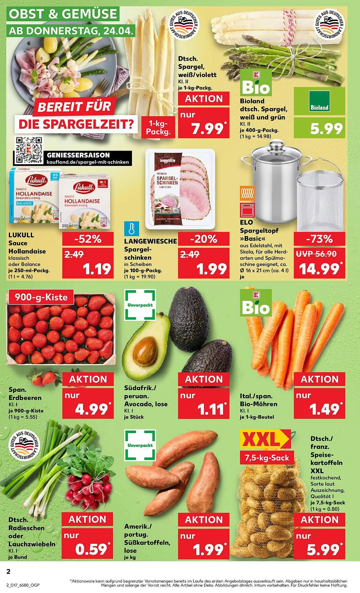 Kaufland Prospekt von 23. April bis 30. April 2025 - Prospekt seite 2