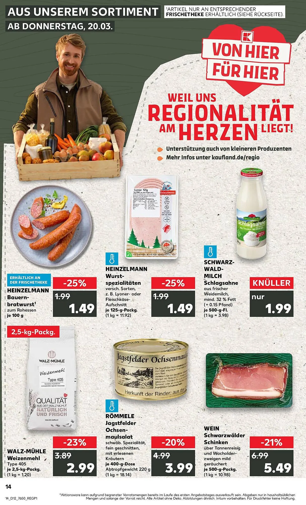 Kaufland Prospekt von 19. März bis 26. März 2025 - Prospekt seite 14