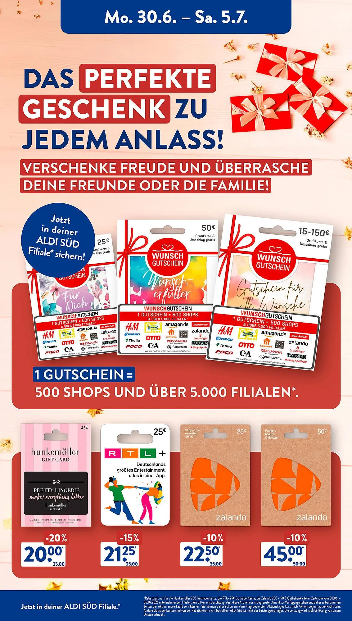 Aldi Süd Prospekt von 30. Juni bis 5. Juli 2025 - Prospekt seite 44