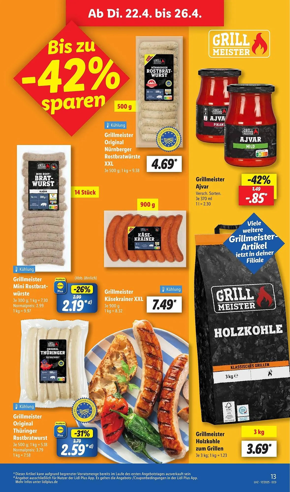 Lidl Prospekt von 22. April bis 26. April 2025 - Prospekt seite 19
