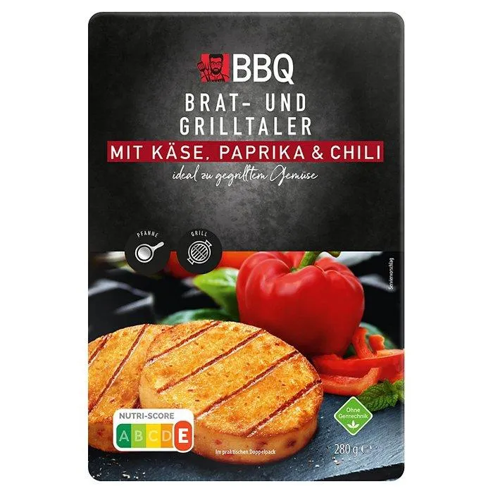 BBQ Brat- und Grillkäsetaler 280 g, Paprika-Chili