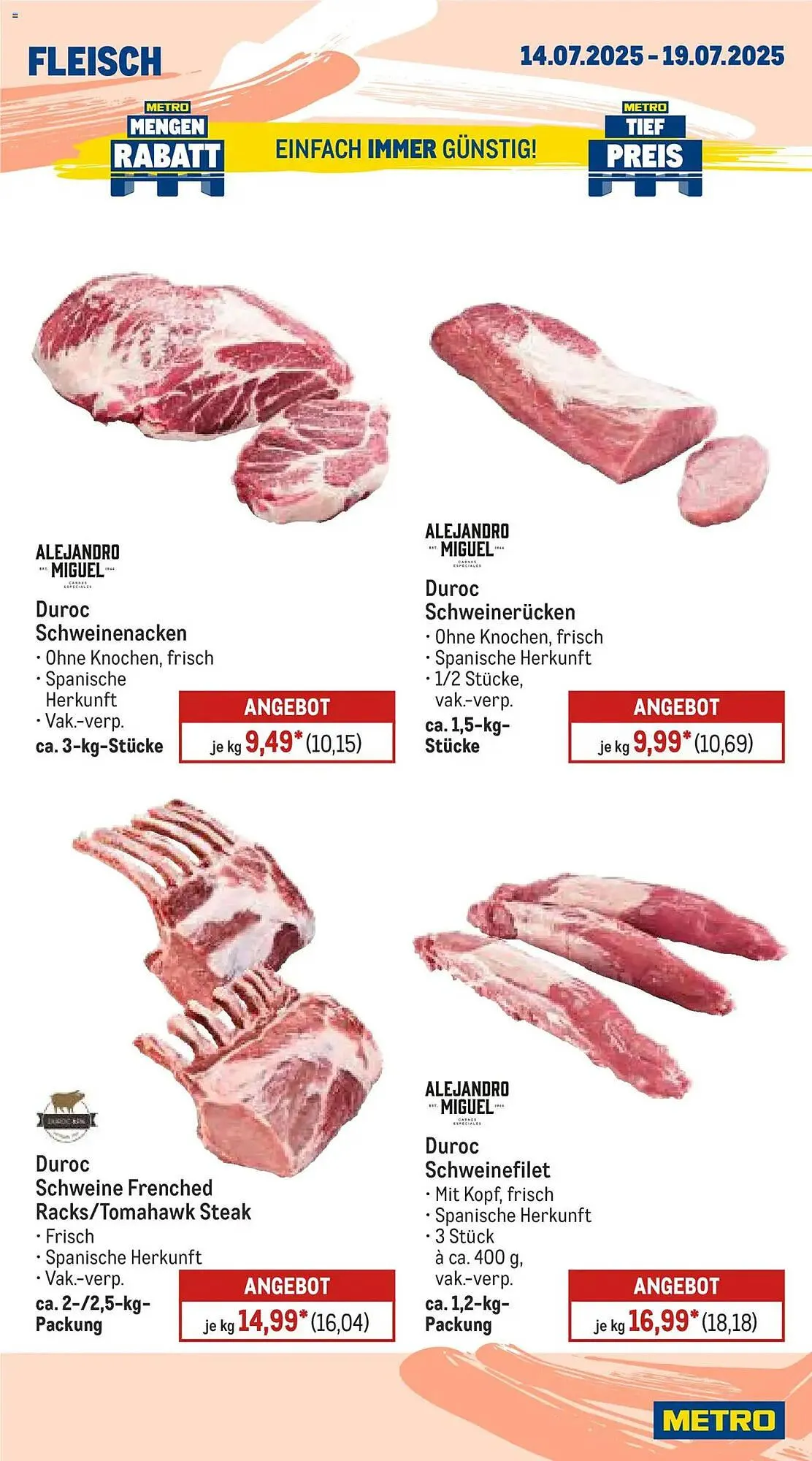 METRO Prospekt von 14. Juli bis 19. Juli 2025 - Prospekt seite 4