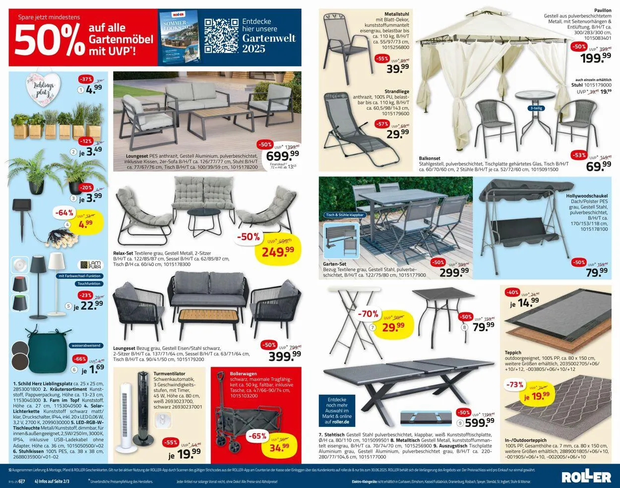 Roller Aktueller Prospekt von 6. April bis 19. April 2025 - Prospekt seite 2