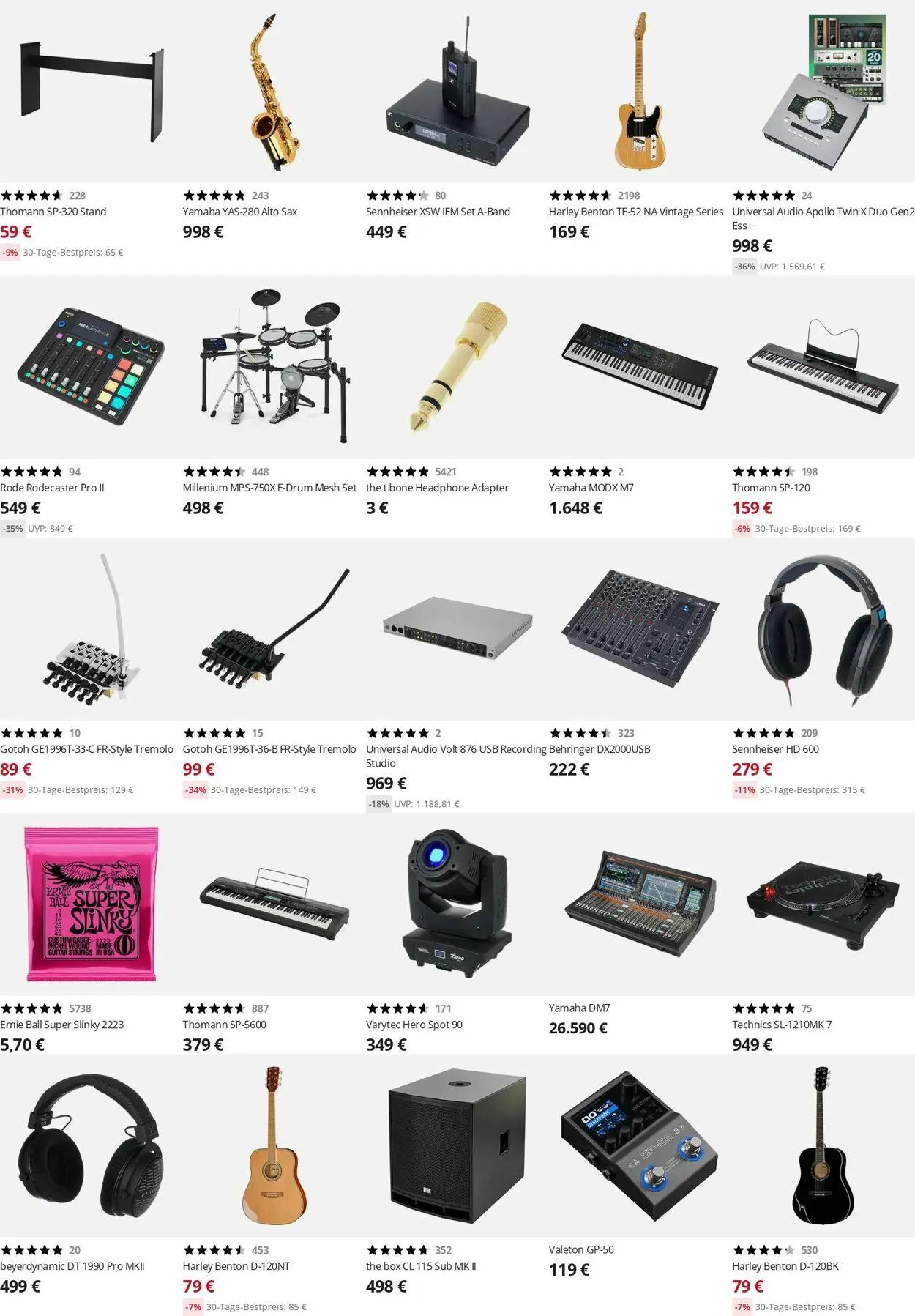 Thomann Aktueller Prospekt von 29. Dezember bis 7. Januar 2026 - Prospekt seite 5