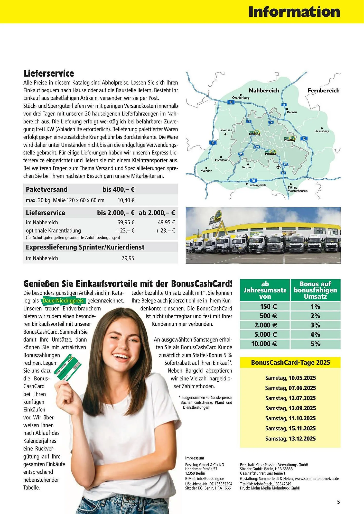 Holz Possling Prospekt von 31. März bis 30. Juni 2025 - Prospekt seite 5