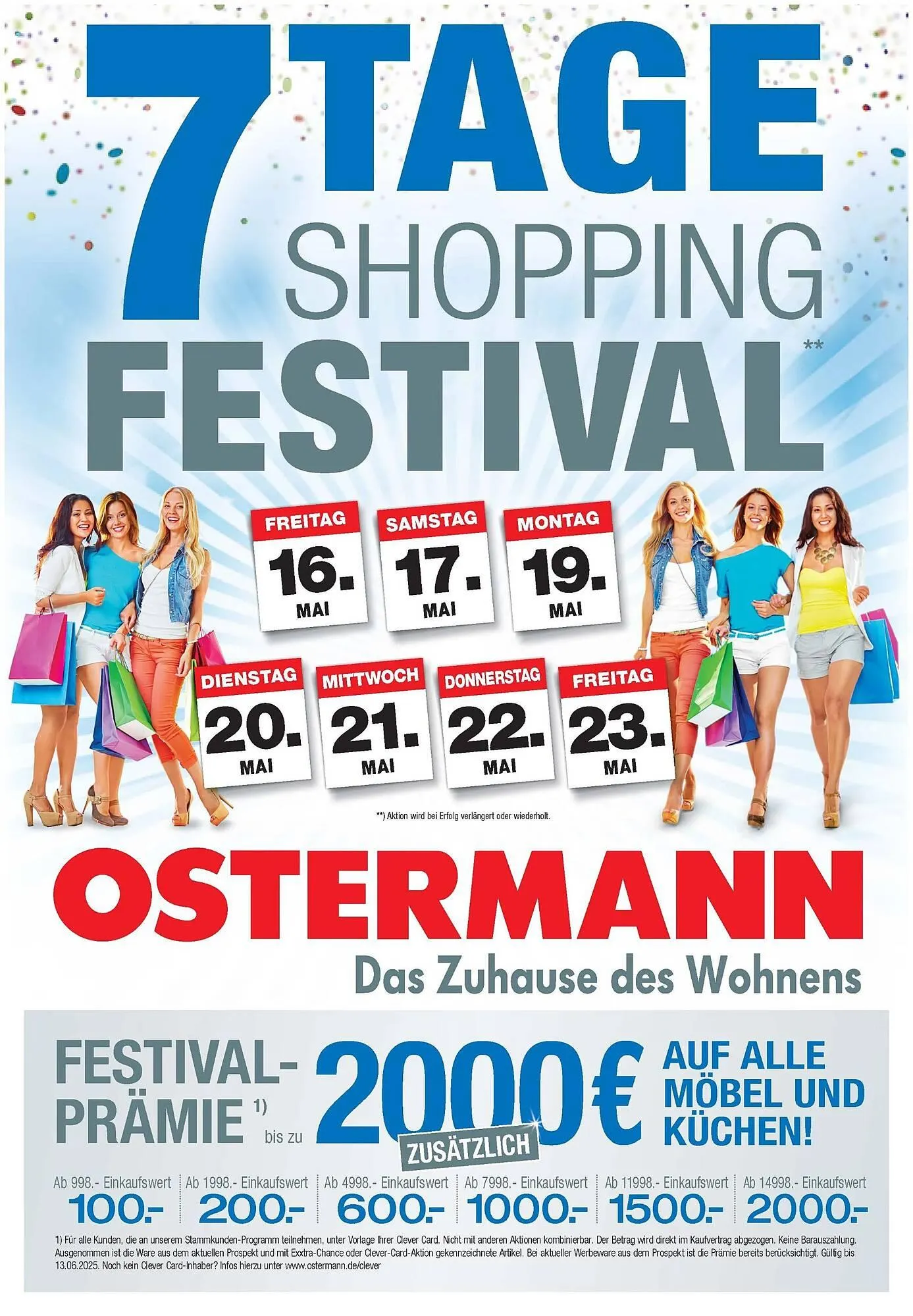 Ostermann Prospekt von 17. Mai bis 24. Mai 2025 - Prospekt seite 1