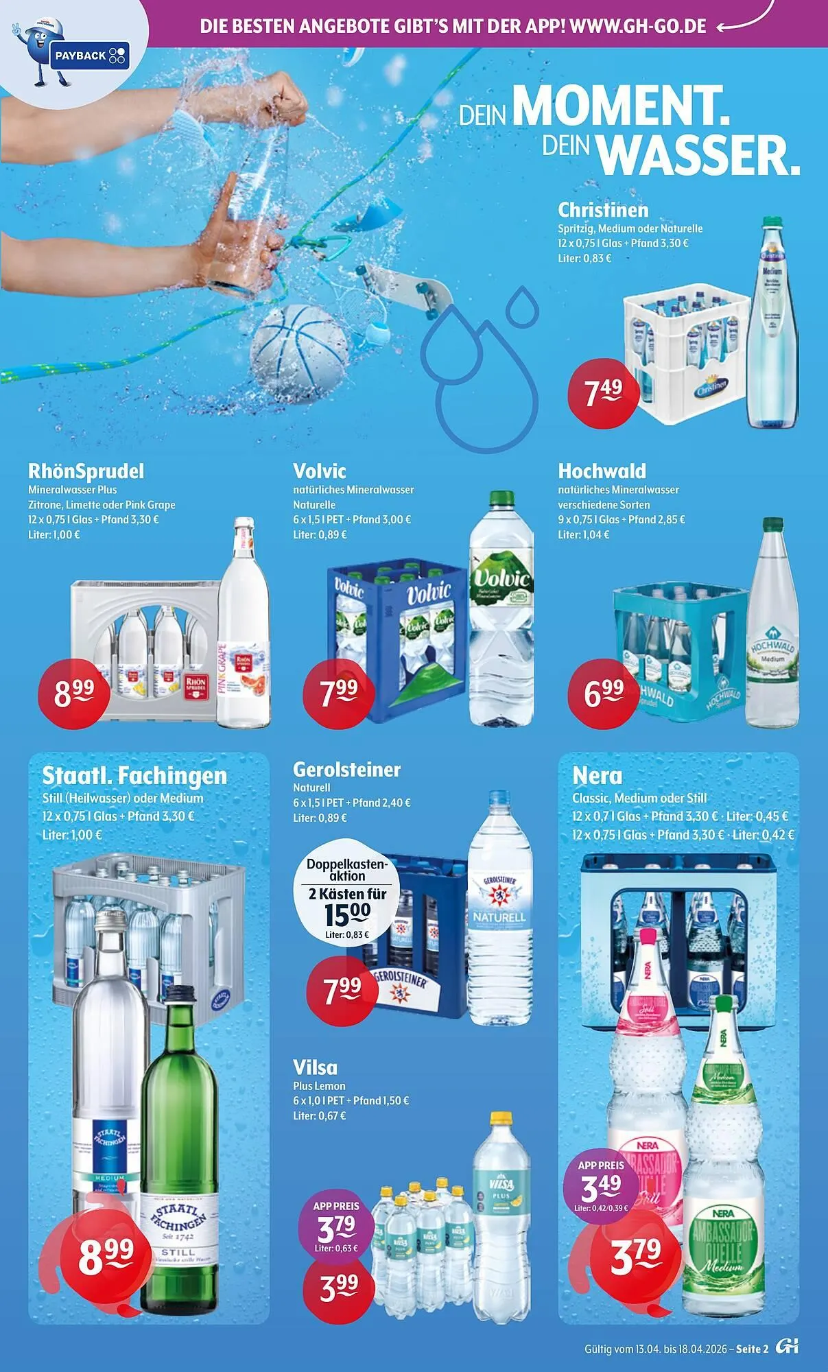 Getränke Hoffmann Prospekt von 13. April bis 18. April 2026 - Prospekt seite 2