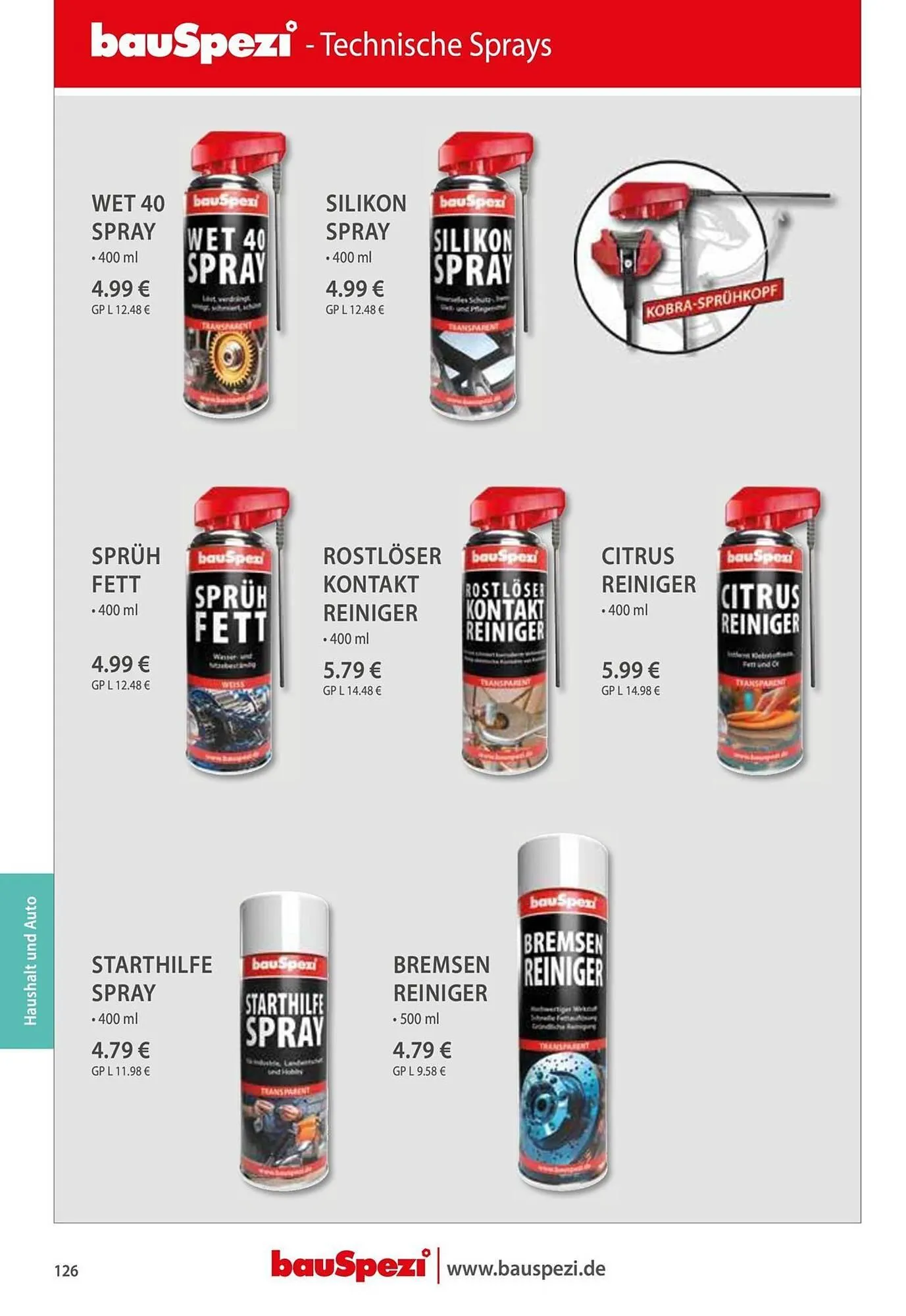 BauSpezi Prospekt von 15. April bis 31. Dezember 2026 - Prospekt seite 128