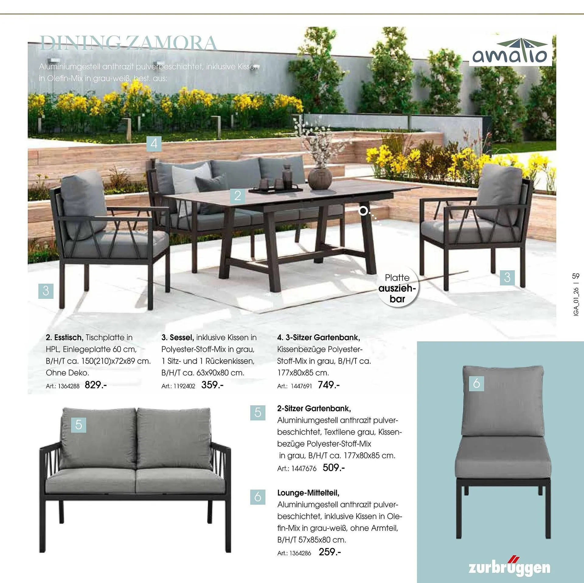 Zurbrüggen Prospekt von 17. März bis 31. August 2026 - Prospekt seite 59