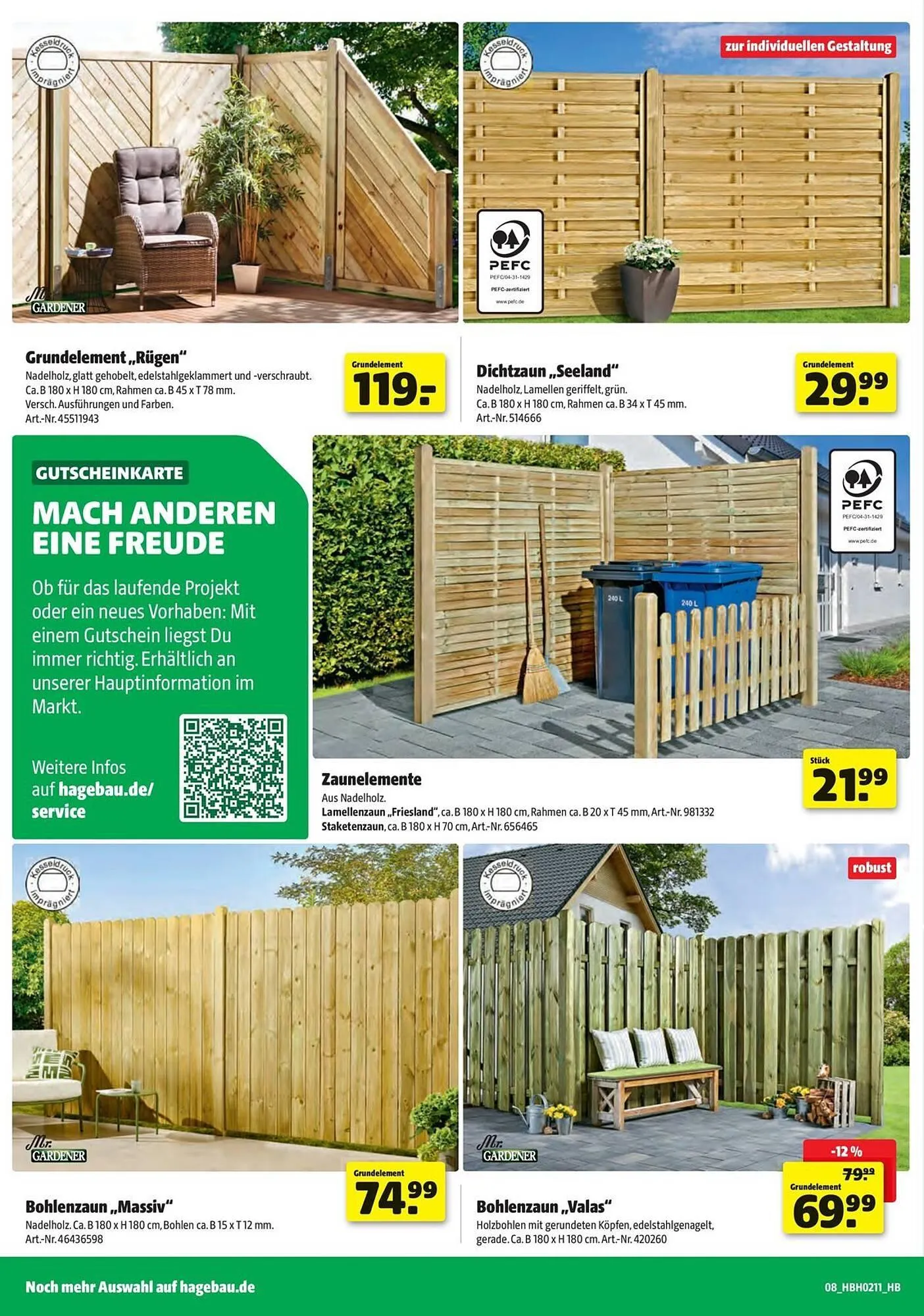 Hagebau Prospekt von 12. März bis 11. April 2026 - Prospekt seite 8