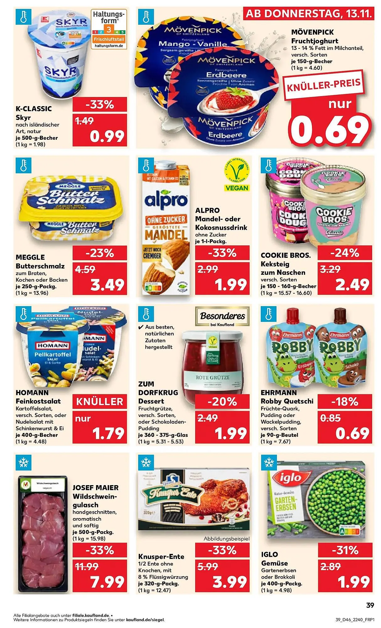 Kaufland Prospekt von 16. November bis 19. November 2025 - Prospekt seite 39