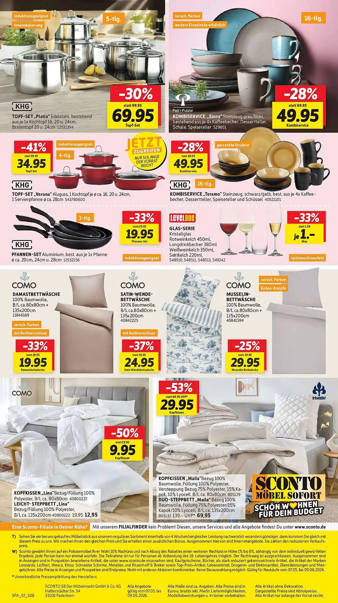 SCONTO Prospekt von 6. Mai bis 9. Juni 2026 - Prospekt seite 8