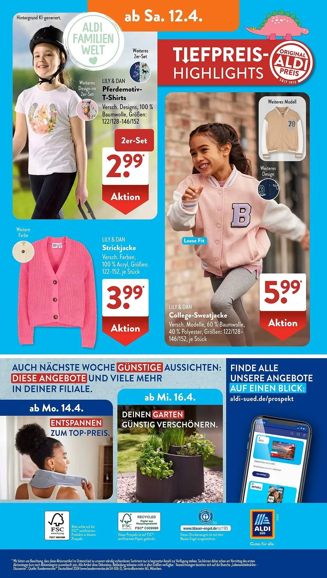 Aldi Süd Prospekt von 7. April bis 13. April 2025 - Prospekt seite 13