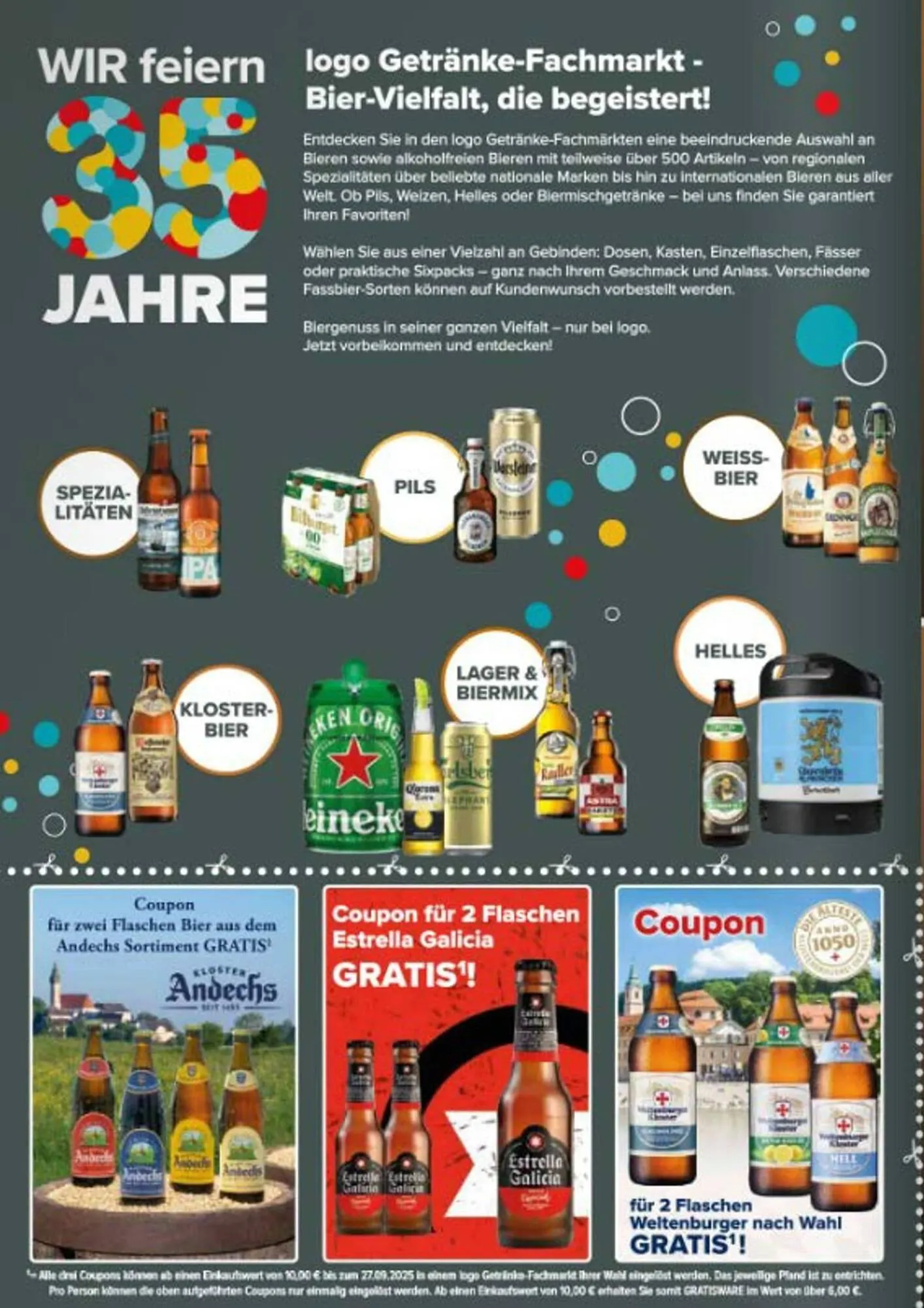 Logo Getränkemarkt Prospekt von 22. September bis 27. September 2025 - Prospekt seite 4