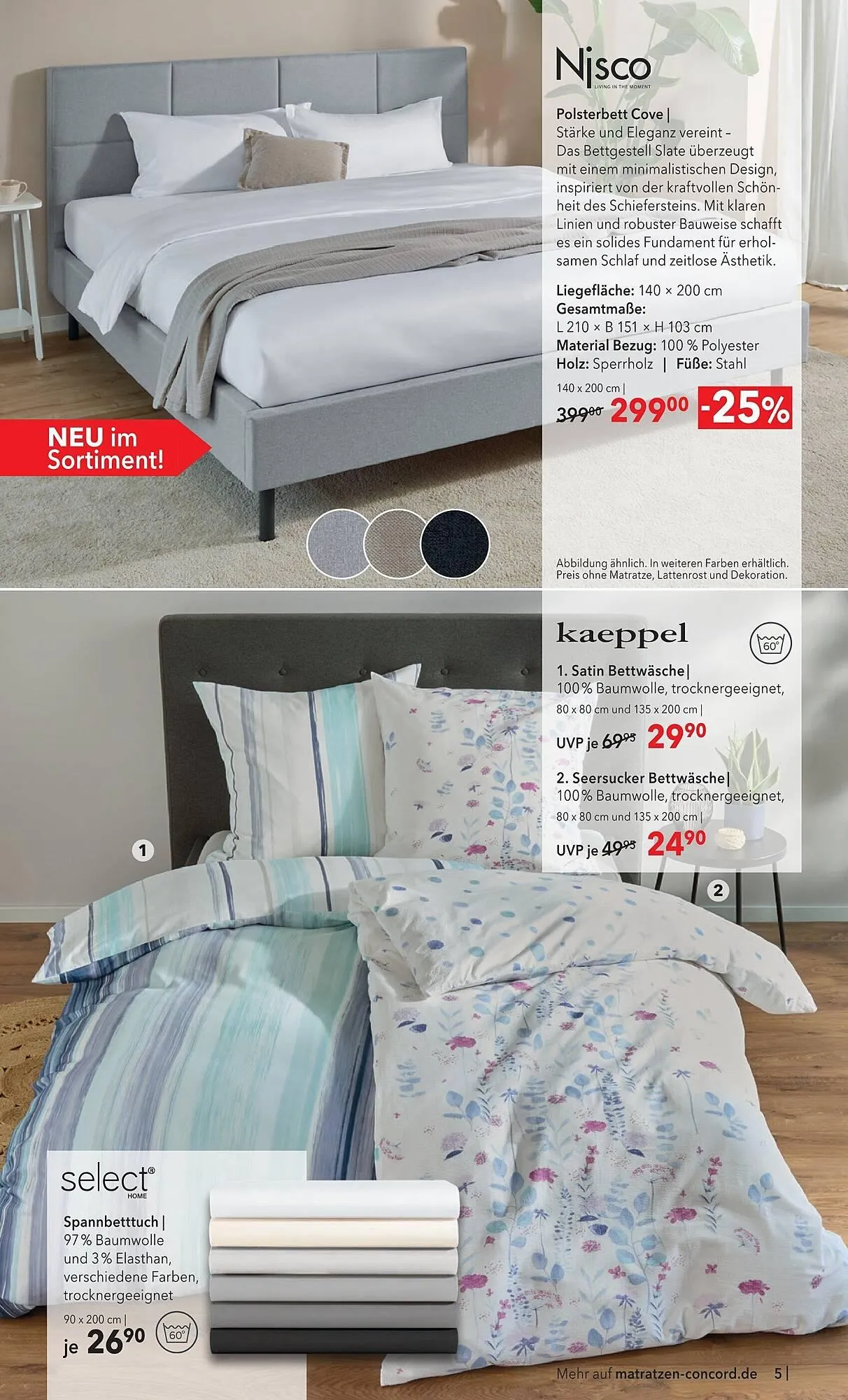 Matratzen Concord Prospekt von 25. März bis 28. April 2026 - Prospekt seite 5