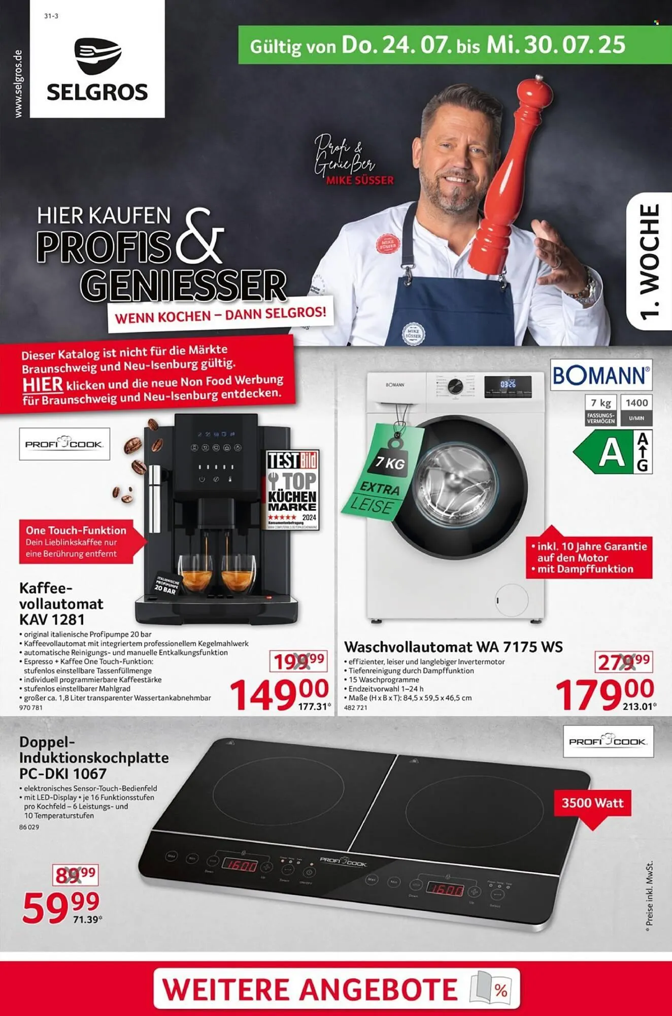 Selgros Prospekt von 24. Juli bis 30. Juli 2025 - Prospekt seite 1