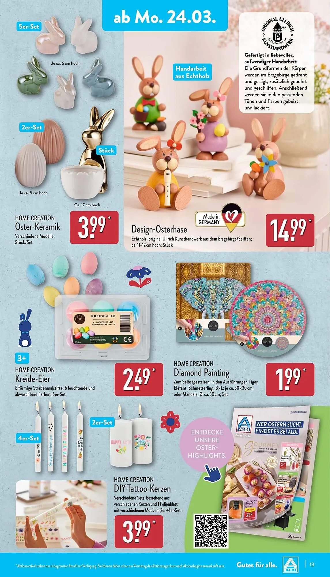 Aldi Nord Prospekt von 24. März bis 29. März 2025 - Prospekt seite 13