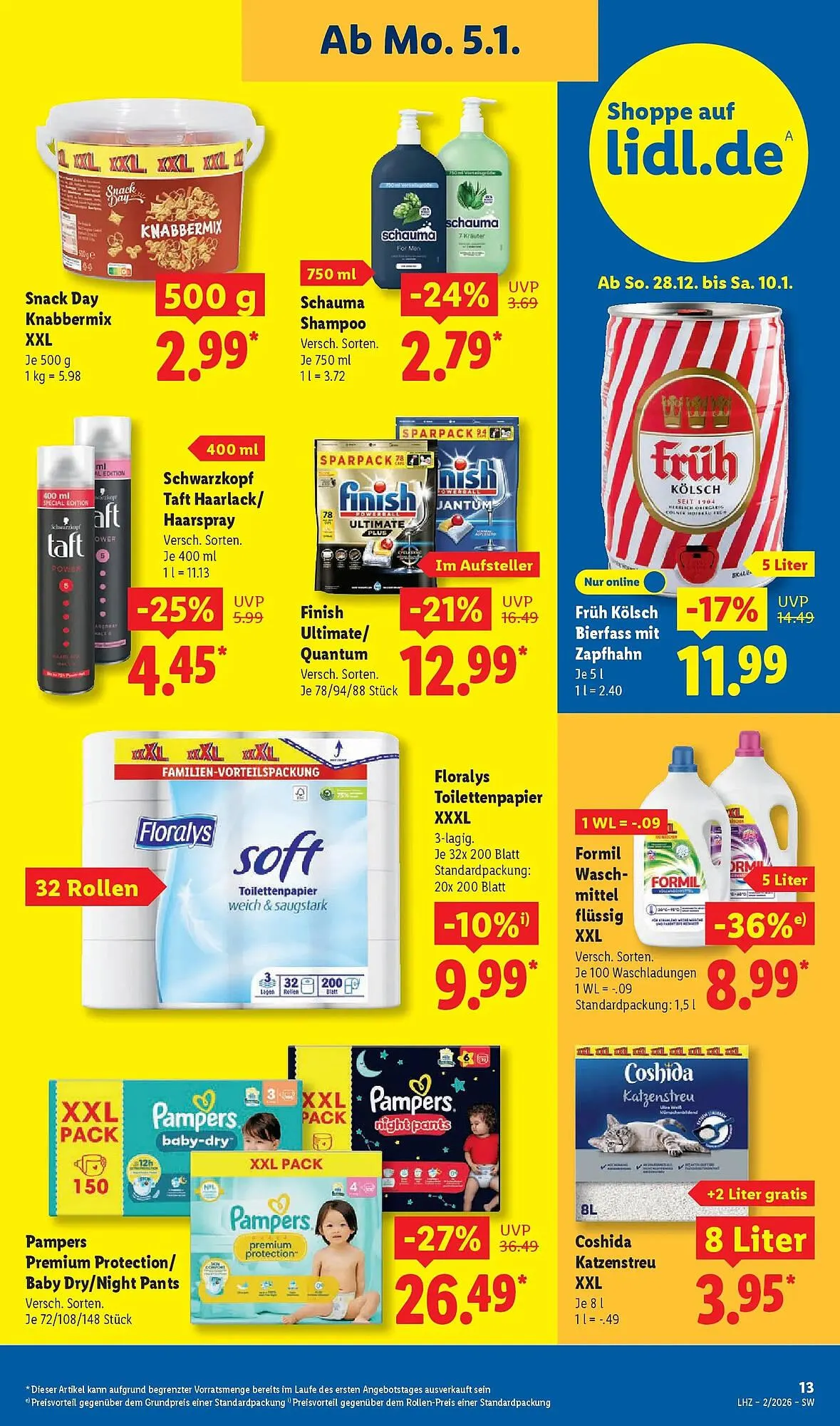 Lidl Prospekt von 4. Januar bis 10. Januar 2026 - Prospekt seite 19
