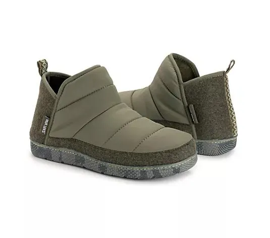 MUK LUKs Herren-Hausschuh Materialmix rutschfeste Sohle waschbar