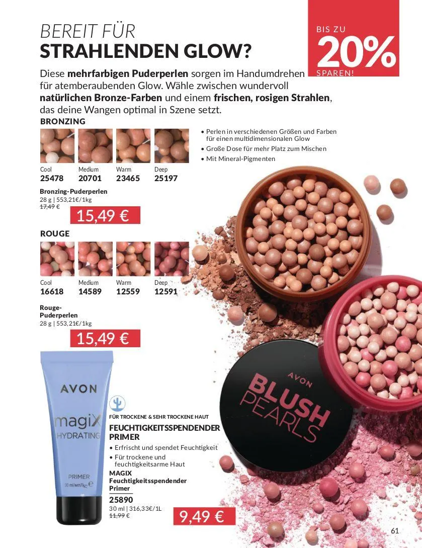 Avon Aktueller Prospekt von 7. Mai bis 21. Mai 2025 - Prospekt seite 61