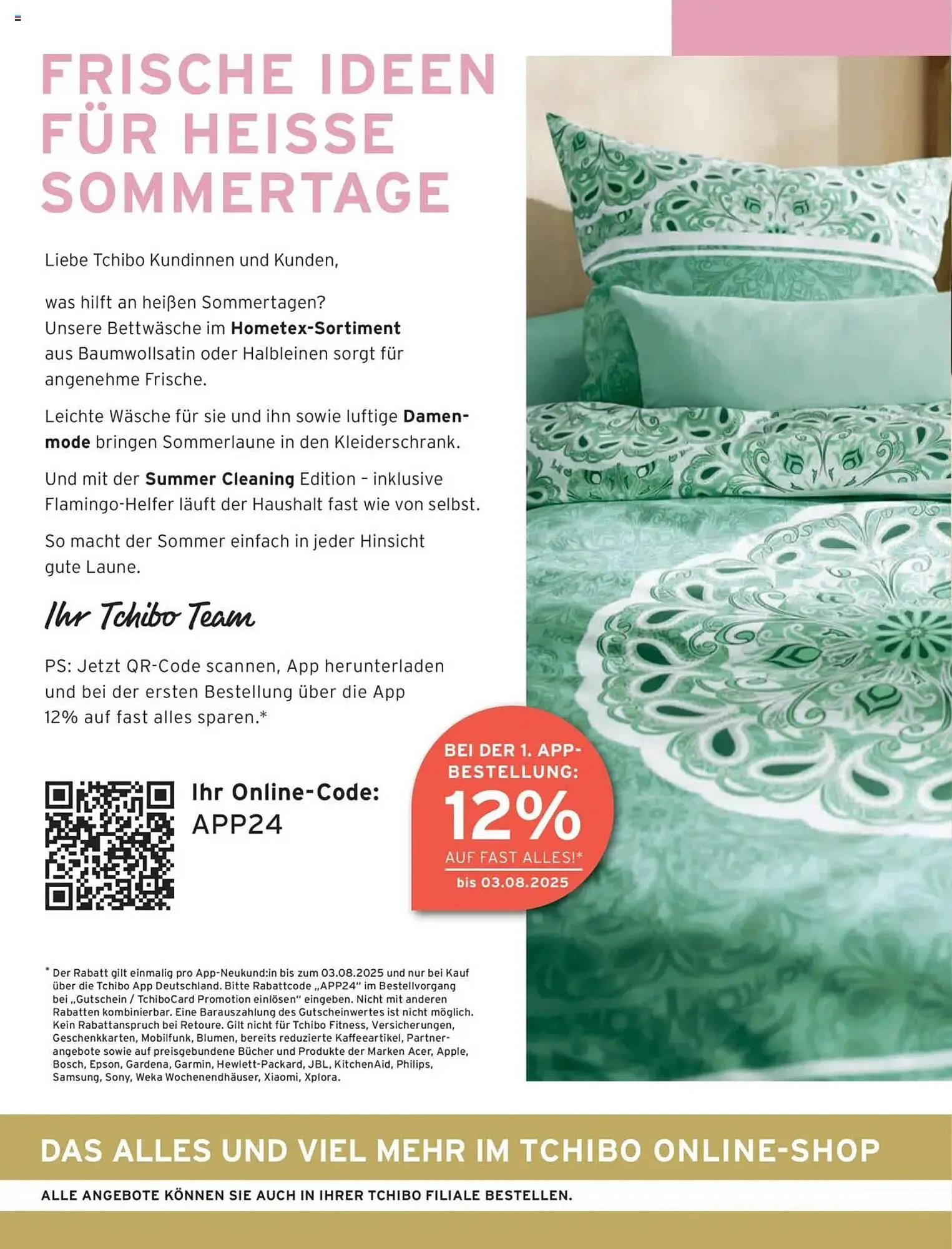 Tchibo Prospekt von 1. August bis 31. August 2025 - Prospekt seite 2