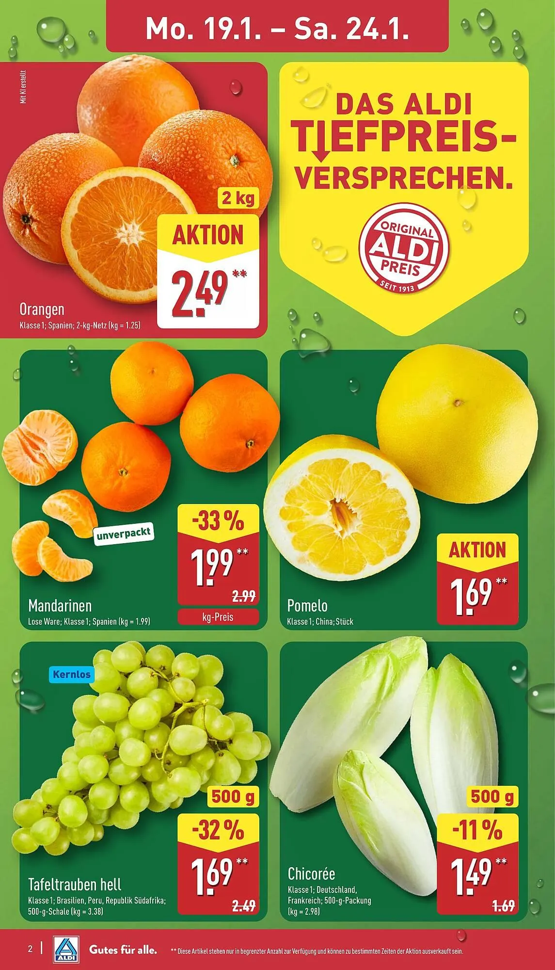 Aldi Nord Prospekt von 19. Januar bis 24. Januar 2026 - Prospekt seite 2