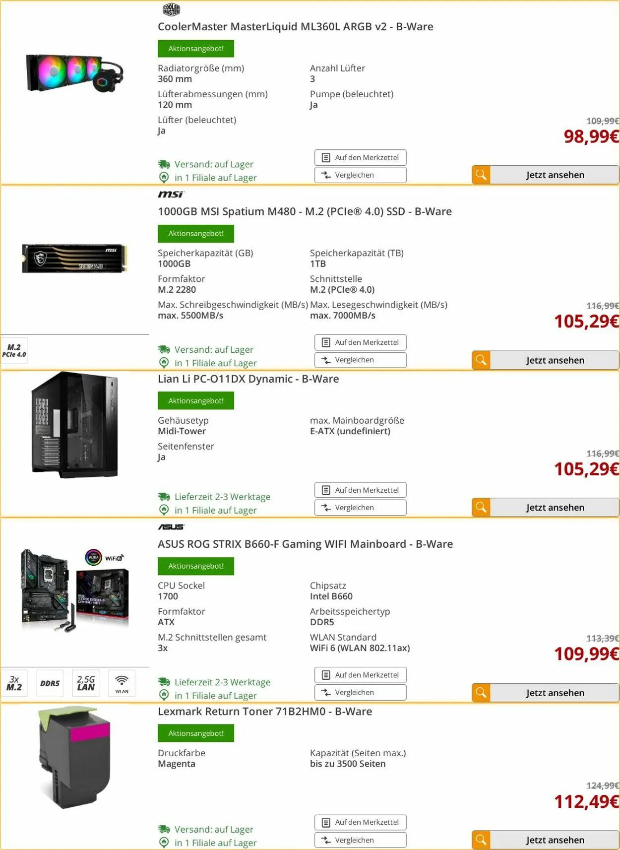 ARLT Computer Aktueller Prospekt von 31. März bis 6. April 2025 - Prospekt seite 13