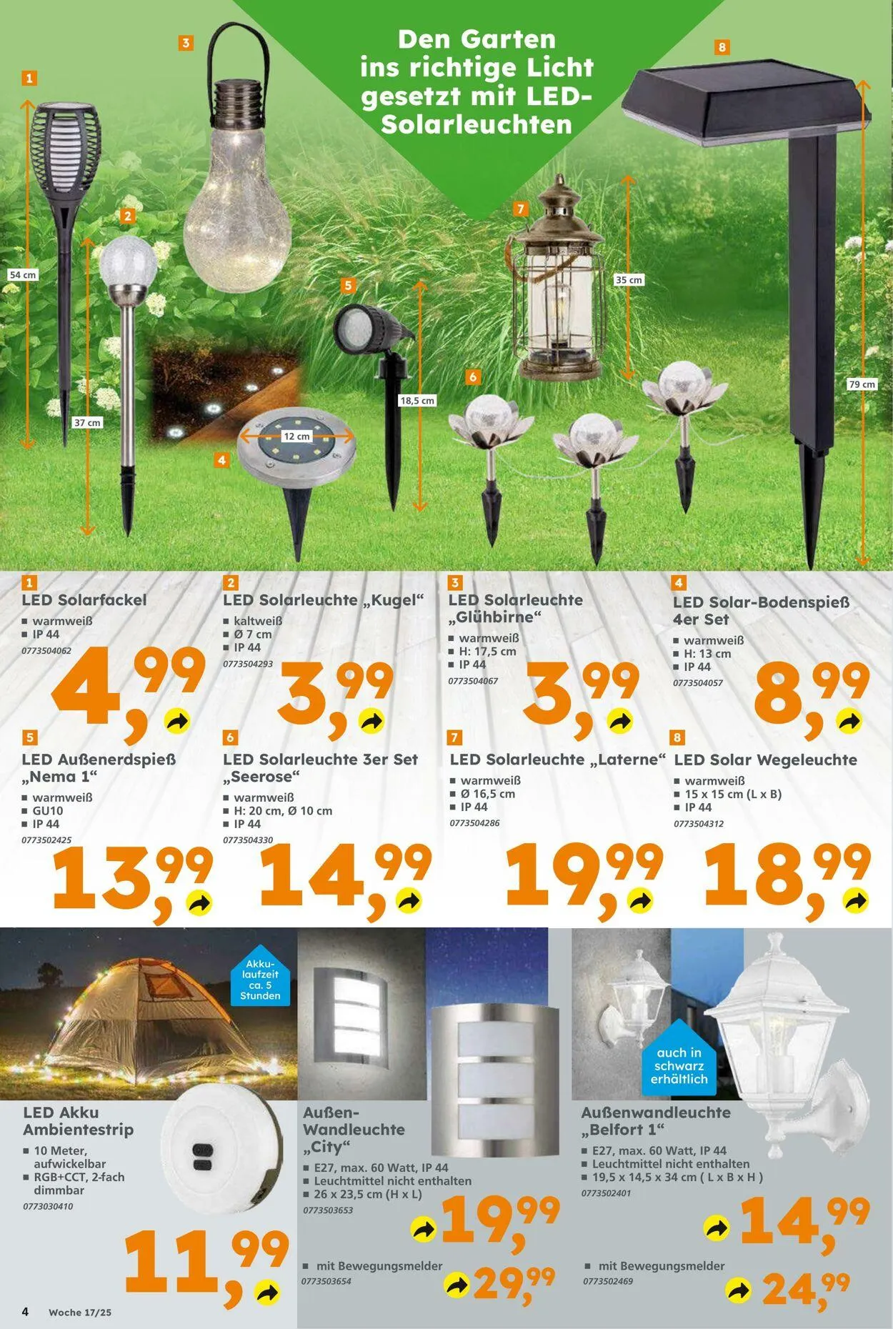 Globus Baumarkt Aktueller Prospekt von 20. April bis 26. April 2025 - Prospekt seite 4