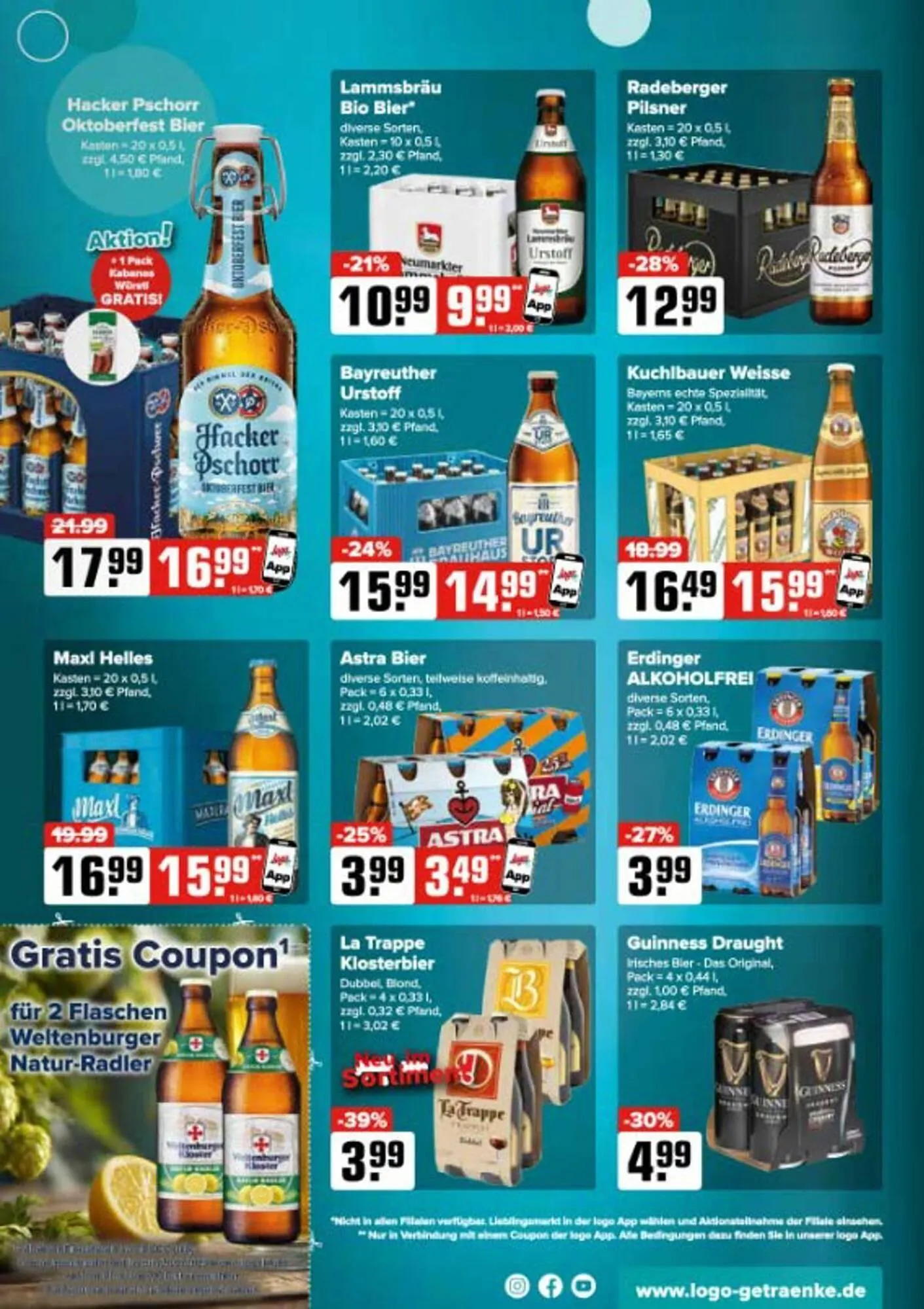 Logo Getränkemarkt Prospekt von 22. Juli bis 26. Juli 2025 - Prospekt seite 2