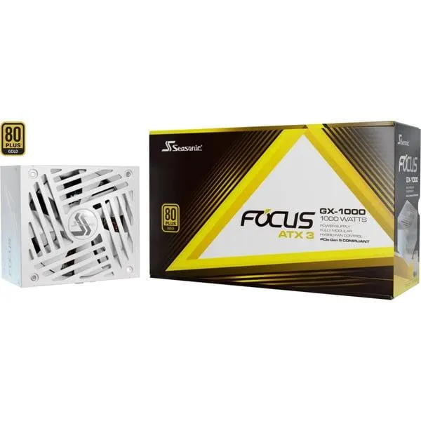 FOCUS GX-1000 1000W ATX3.1 White Edition, PC-Netzteil