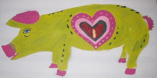 Dein Schwein mit Deinem Entwurf