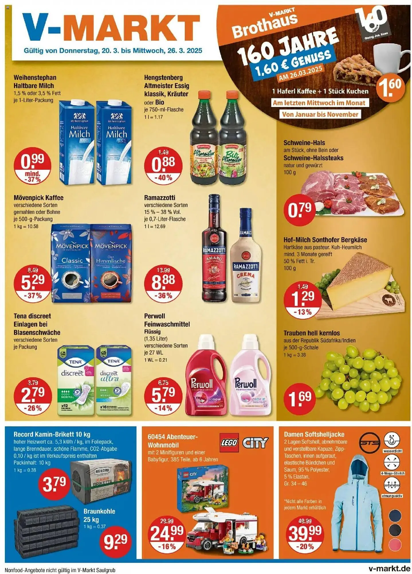 V Markt Prospekt von 20. März bis 26. März 2025 - Prospekt seite 1
