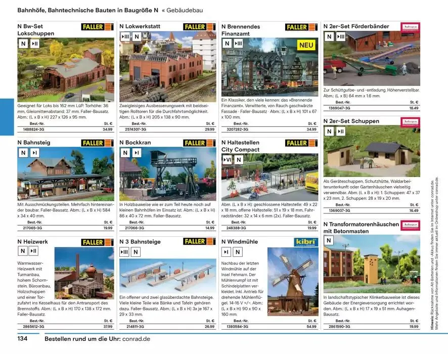 Modellbahn Katalog von 29. Oktober bis 31. Dezember 2025 - Prospekt seite 136