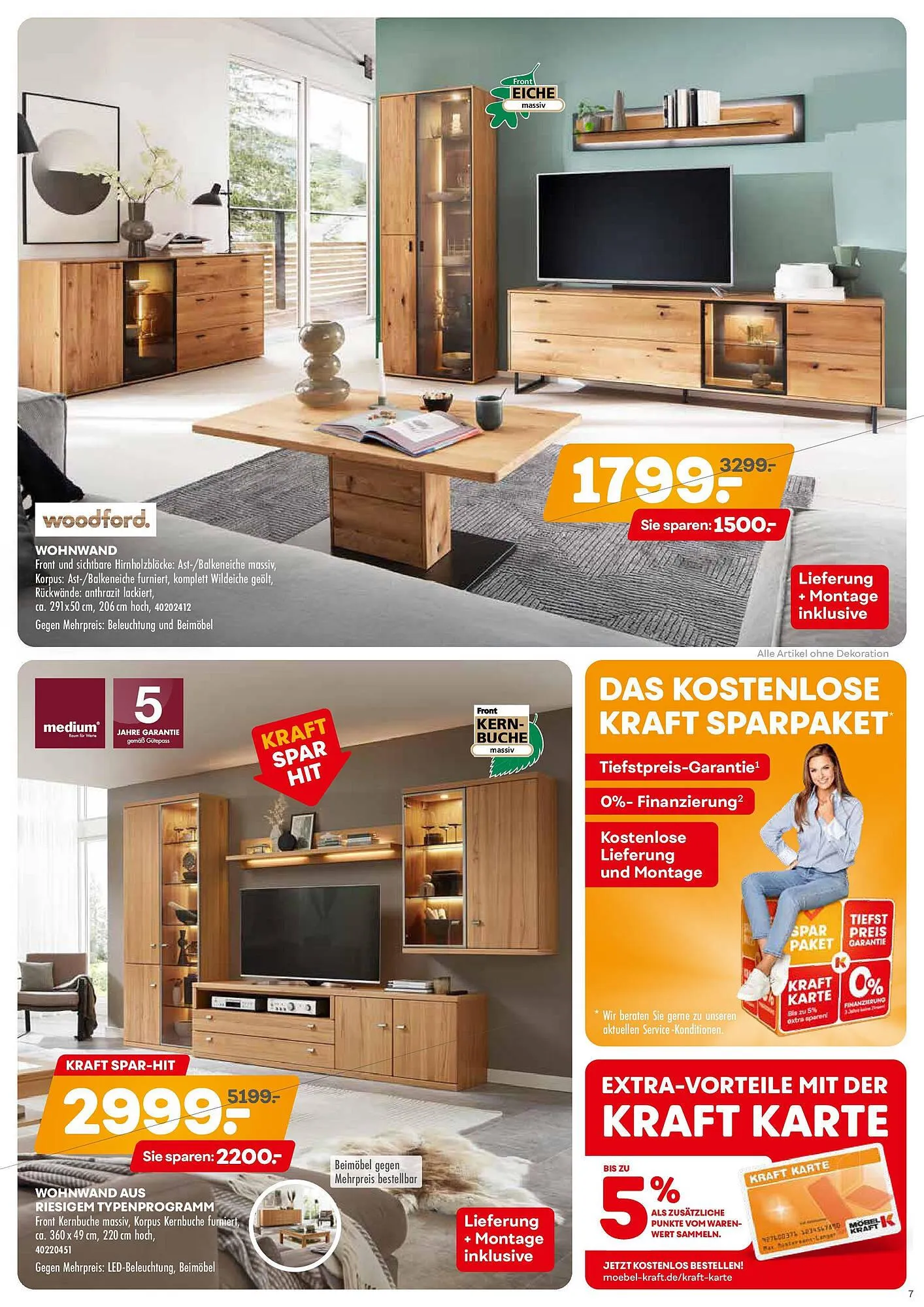 Möbel Kraft Prospekt von 15. April bis 13. Mai 2025 - Prospekt seite 7