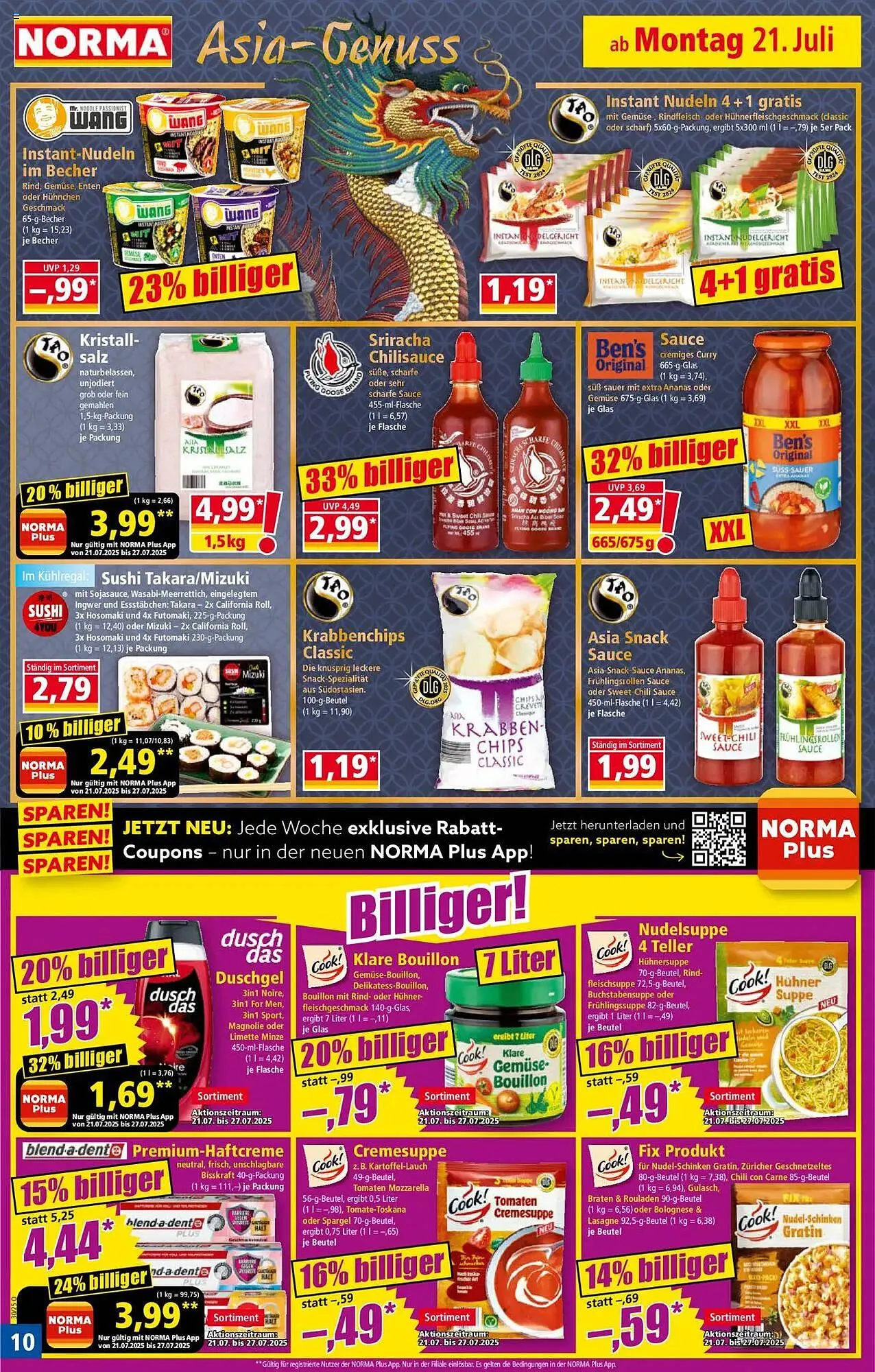 Norma Prospekt von 21. Juli bis 26. Juli 2025 - Prospekt seite 10