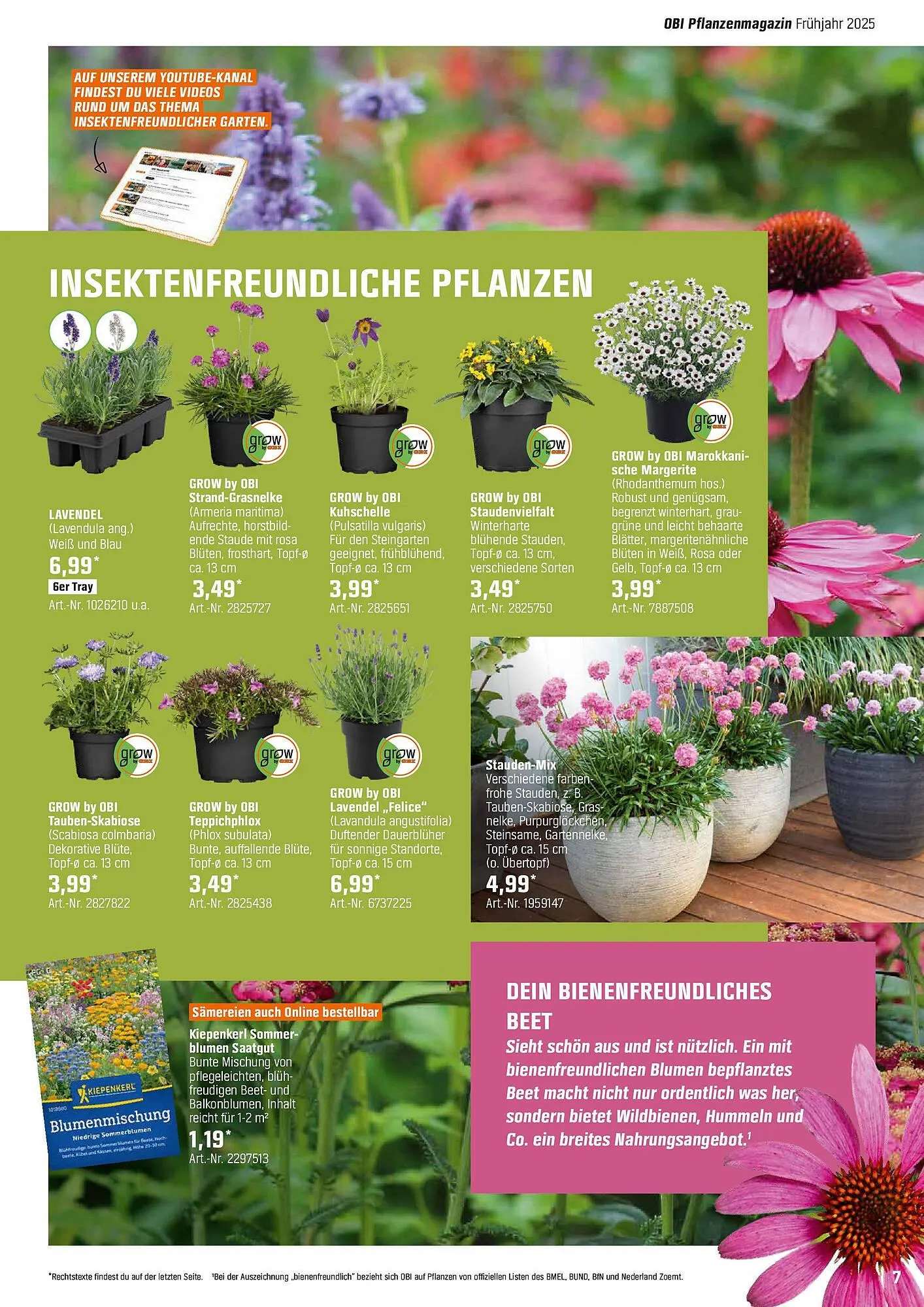 OBI Prospekt von 6. April bis 24. April 2025 - Prospekt seite 7