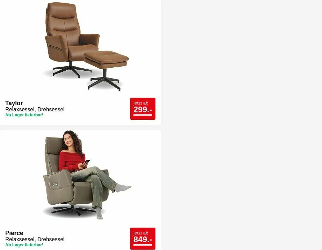 Seats and Sofas Aktueller Prospekt von 24. März bis 2. April 2025 - Prospekt seite 12