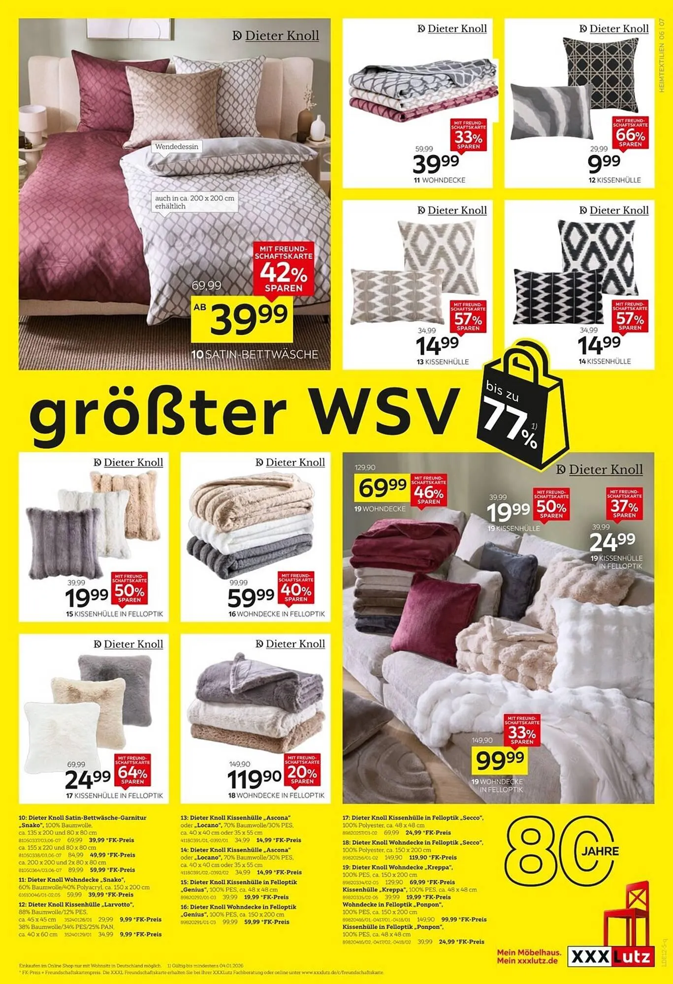 XXXLutz Prospekt von 20. Dezember bis 4. Januar 2026 - Prospekt seite 7