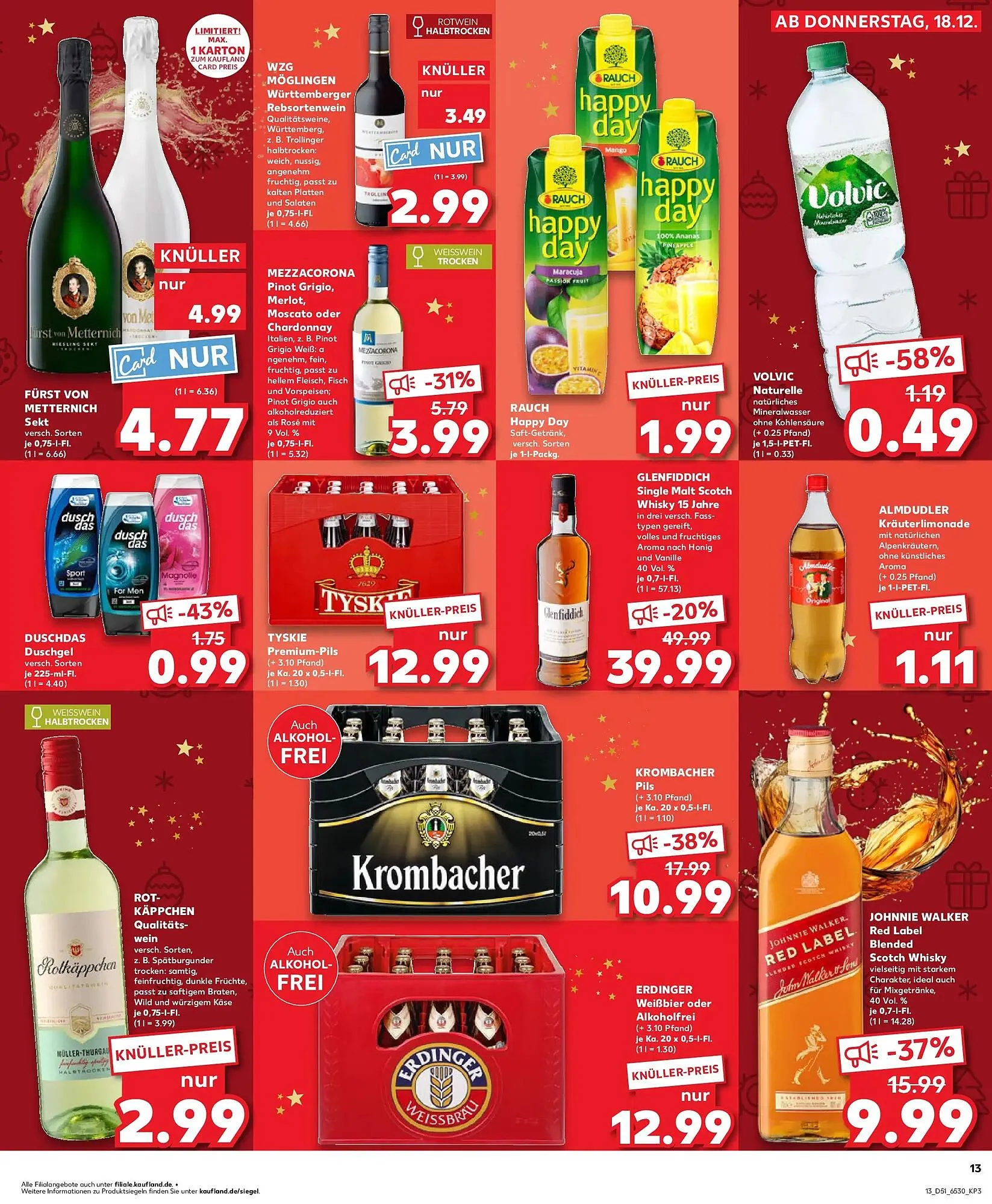 Kaufland Prospekt von 21. Dezember bis 24. Dezember 2025 - Prospekt seite 13