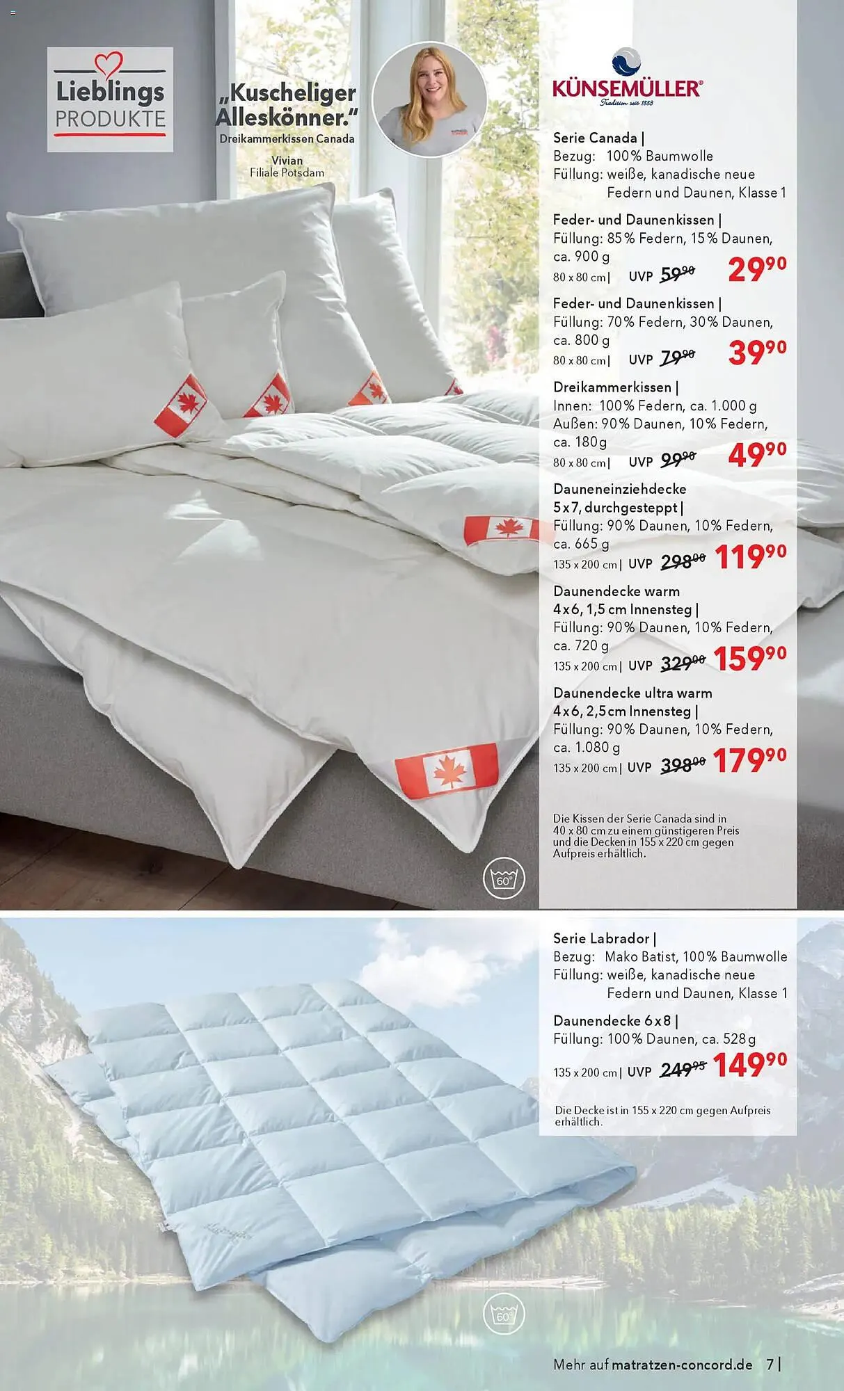 Matratzen Concord Prospekt von 29. Oktober bis 25. November 2025 - Prospekt seite 7