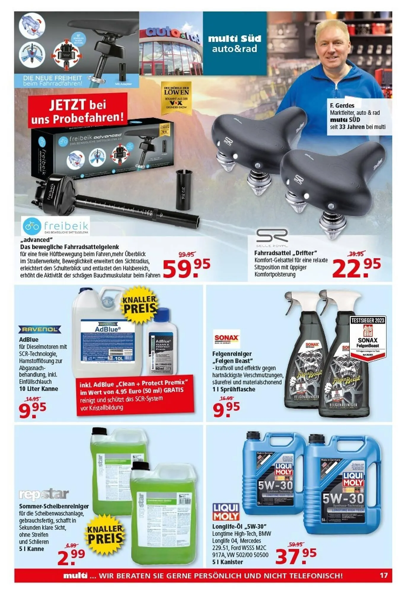 Multi Markt Prospekt von 28. Juli bis 2. August 2025 - Prospekt seite 17