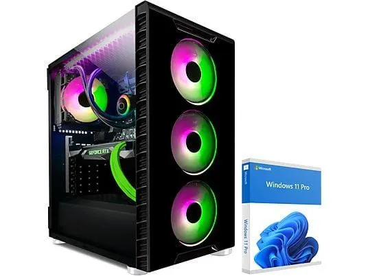 KRAFTPC INTEL Core i9 12900KF, Gaming PC mit Intel® Core™ i9, 64 GB RAM, 2000 GB SSD, NVIDIA GeForce RTX™ 5070 Ti, Windows 11 Pro (64 Bit)