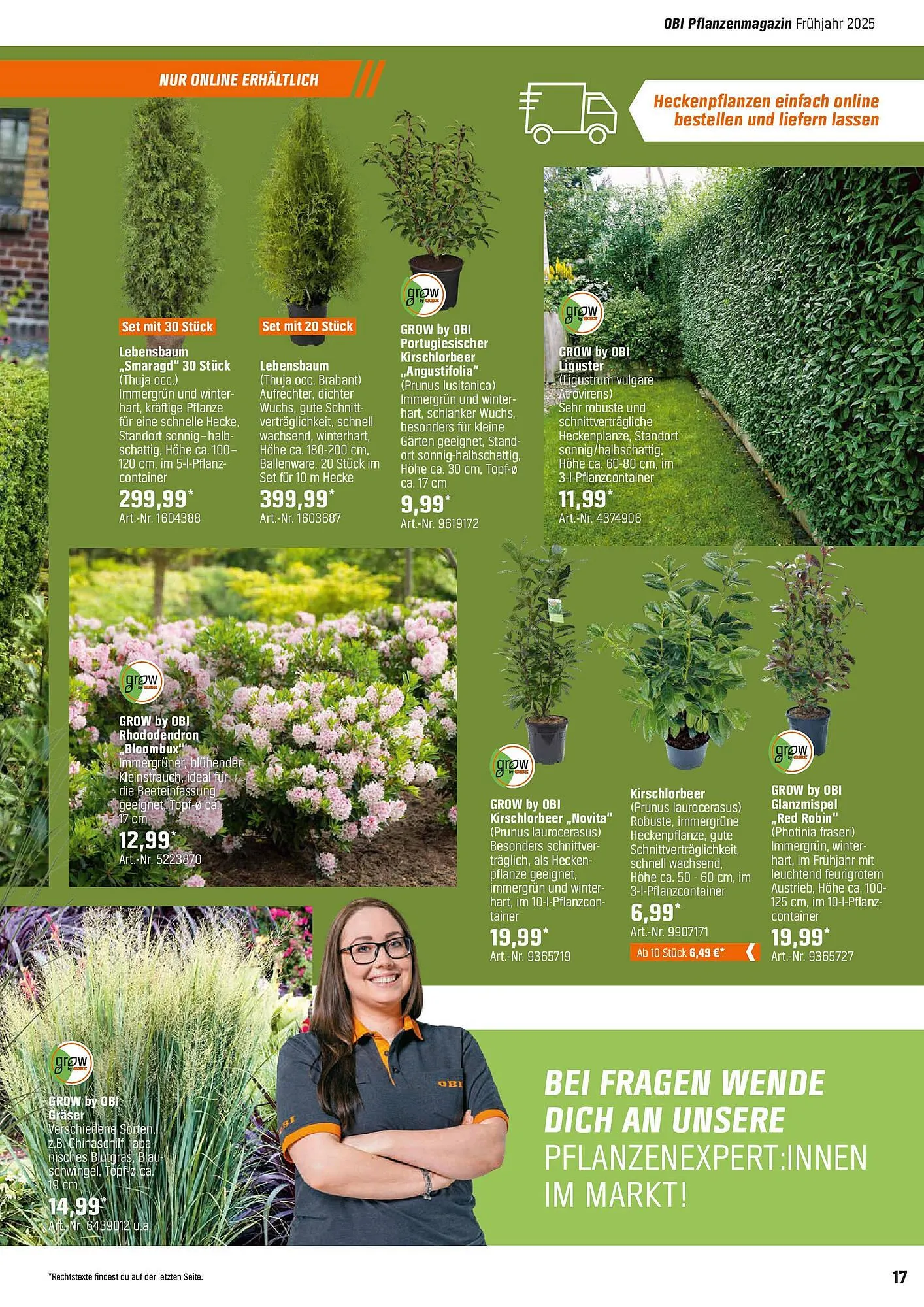 OBI Prospekt von 6. April bis 24. April 2025 - Prospekt seite 17