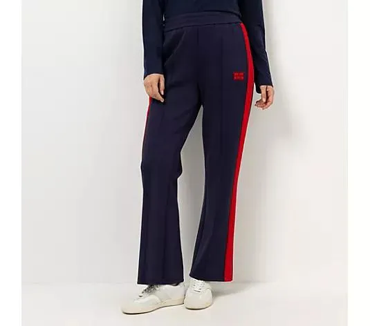 STRANDFEIN Puntohose lange Form Galonstreifen Bootcut